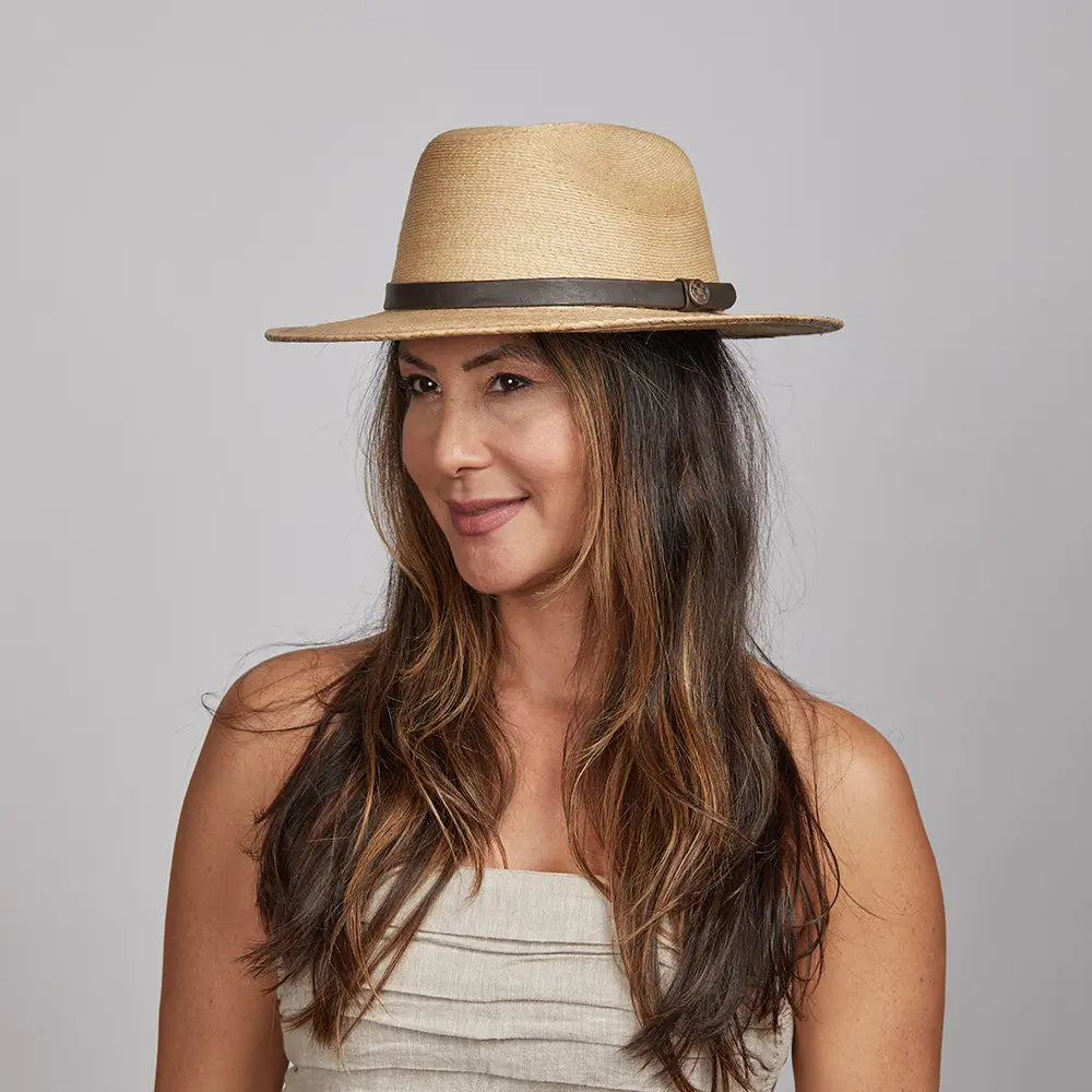 Amarillo | Womens Palm Straw Hat