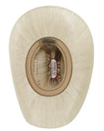american trail straw cowboy hat bottom view