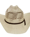 american trail straw cowboy hat front view