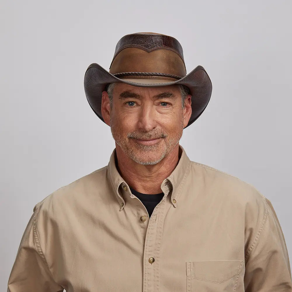 Arroyo | Mens Leather Cowboy Hat