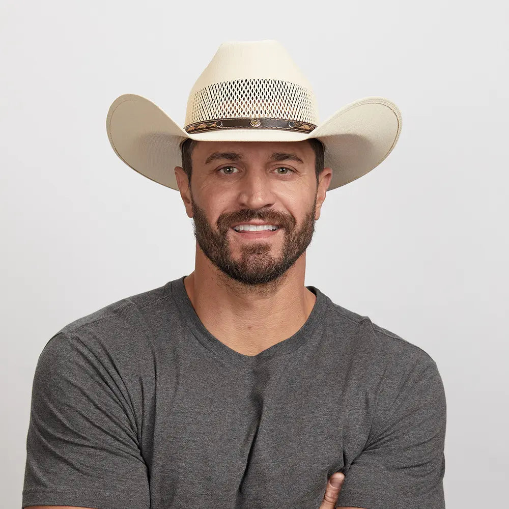 Austin Mens Straw Cowboy Hat American Hat Makers
