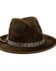 Backroad Mens Felt Fedora Angled View
