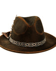 Backroad Womens Felt Fedora Front View