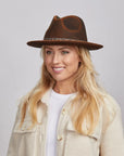 Backroad | Womens Felt Fedora Hat