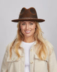 Backroad | Womens Felt Fedora Hat