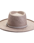 Bailey Grey Sun Straw Hat Front View
