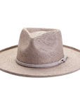Bailey Grey Sun Straw Hat Front View