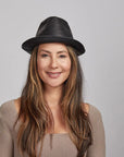 Balboa | Womens Leather Fedora Hat