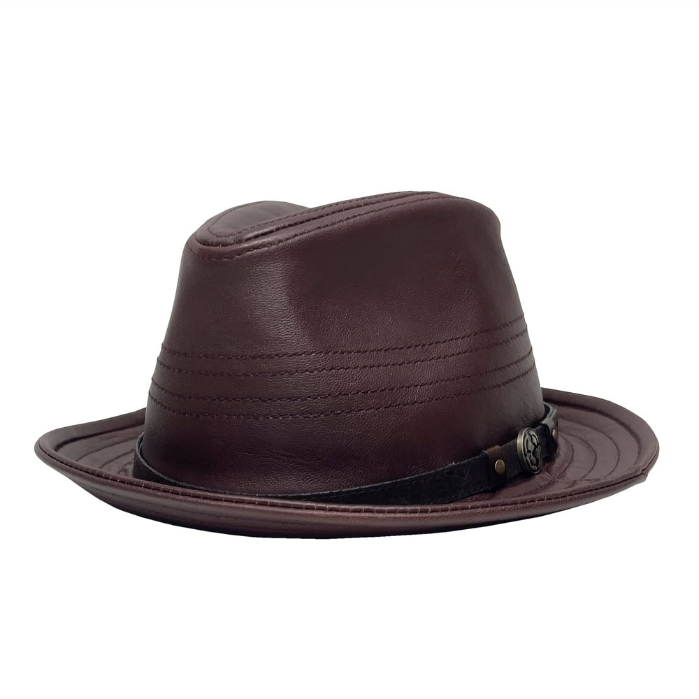 Balboa Brown Hat Angled Left View