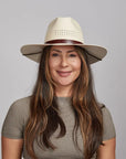 Barcelona | Womens Wide Brim Firm Straw Sun Hat