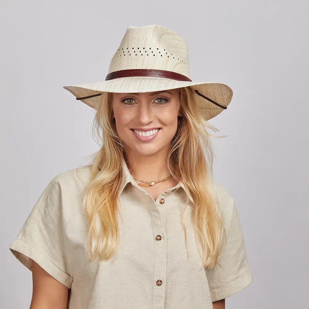Barcelona | Womens Wide Brim Straw Sun Hat