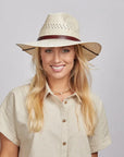 Barcelona | Womens Wide Brim Firm Straw Sun Hat