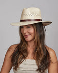Barcelona | Womens Wide Brim Firm Straw Sun Hat