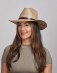 Barcelona | Womens Wide Brim Firm Straw Sun Hat