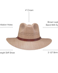 barcelona tan mens straw hat Infographics