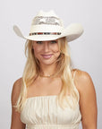 Montana | Womens Straw Cowgirl Hat with Western Hat Band