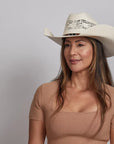 Montana | Womens Straw Cowgirl Hat with Western Hat Band