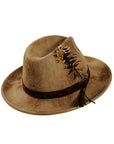 Bootlegger Felt Fedora Side Angle View