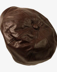 Bourbon St | Womens Brown Leather Cap
