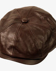 Bourbon St | Womens Brown Leather Cap