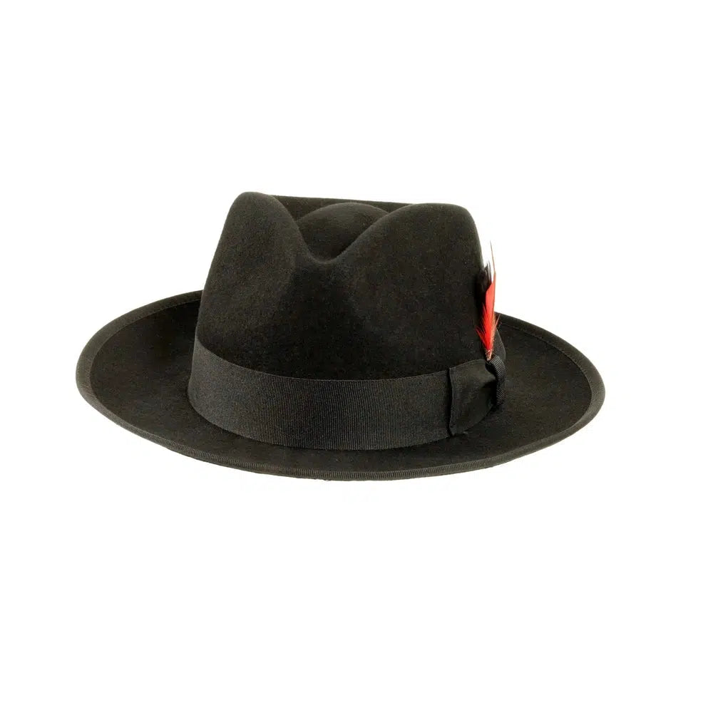 Broadway Mens Felt Fedora Hat – American Hat Makers