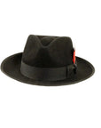 broadway black fedora front view