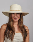 Capri | Womens Wide Brim Straw Sun Hat