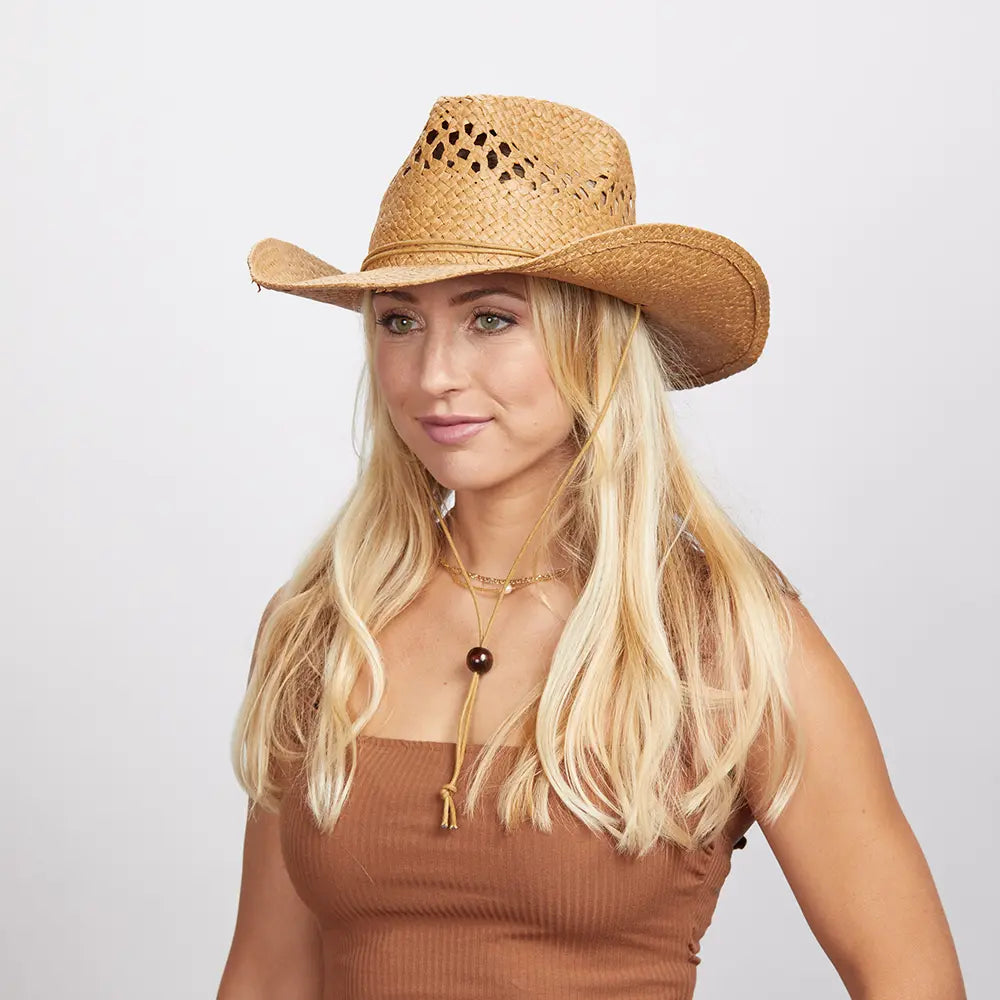 Carly | Womens Straw Cowgirl Hat