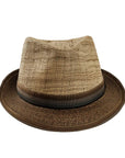 Carmel Tea Straw Sun Hat Front View