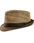 Carmel Tea Straw Sun Hat Side View