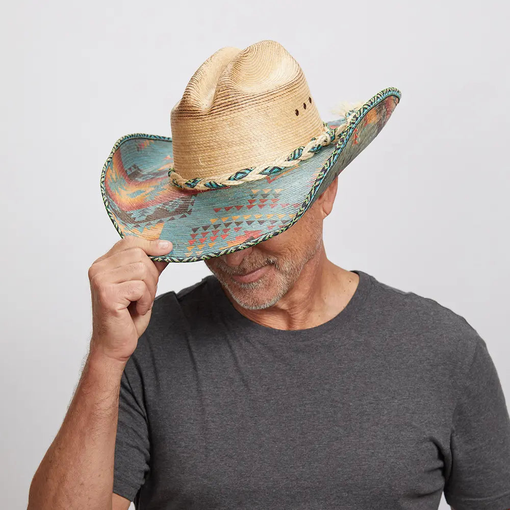 Cassius | Mens Straw Cowboy Hat