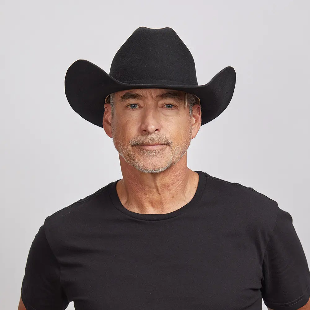 Cattleman style cowboy hat discount