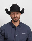 Cattleman Black | Mens Felt Black Cowboy Hat