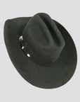 black cattleman cowboy hat photo of the top