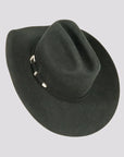 black cattleman cowboy hat photo of the top