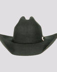 black cattleman cowboy hat front shot