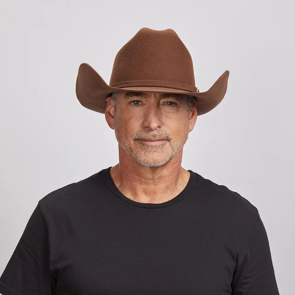 Cattleman Brown | Mens Felt Brown Cowboy Hat