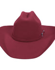 Cattleman | Womens Burgundy Felt Cowgirl Hat
