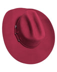 Cattleman | Womens Burgundy Felt Cowgirl Hat