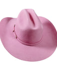 Cattleman | Womens Cotton Candy Pink Felt Cowgirl Hat