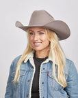 Cattleman | Womens Felt Cowgirl Hat with Western Hat Band