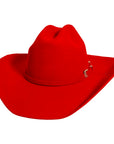 Cattleman | Womens Red Felt Cowgirl Hat
