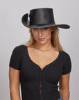Cavalier | Womens Leather Swashbuckler Pirate Hat