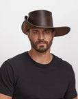 Cavalier | Mens Leather Swashbuckler Pirate Hat