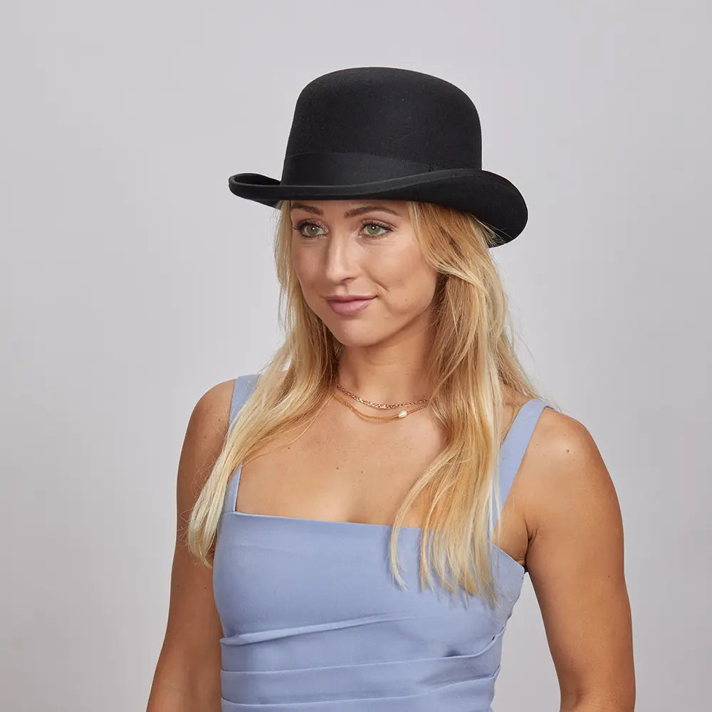 Black womens bowler hat online