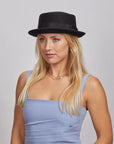 Chi-Town 2.0 | Womens Crushable Wool Felt Pork Pie Hat