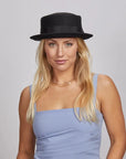 Chi-Town 2.0 | Womens Crushable Wool Felt Pork Pie Hat