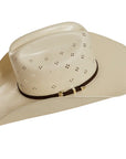 Chief Mens Ivory Sttaw Cowboy Hat Side Angled View