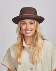 Coronado | Womens Straw Fedora Hat
