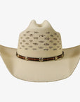 Coyote | Mens Bangora Straw Cattleman Crown Cowboy Hat